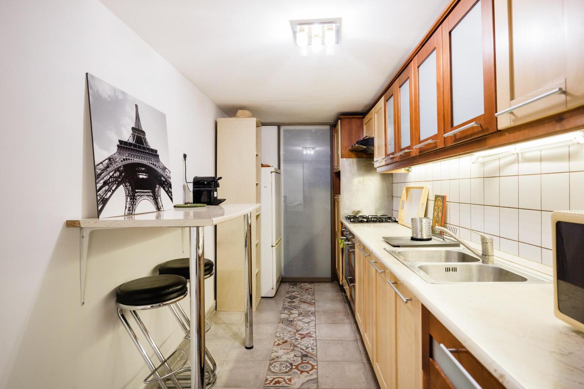 Stylish Natural With Sauna - Heroes Square Apartment